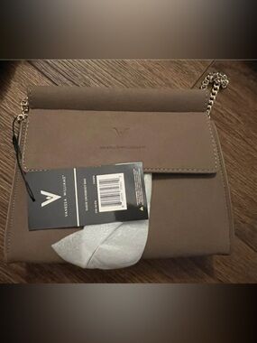 Vanessa Williams Fawn Suede Crossbody Bag